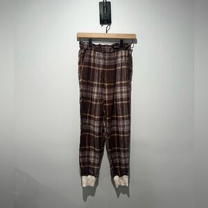 Aerie by American Eagle Plaid Pajama Jogger Bottom Pant XS